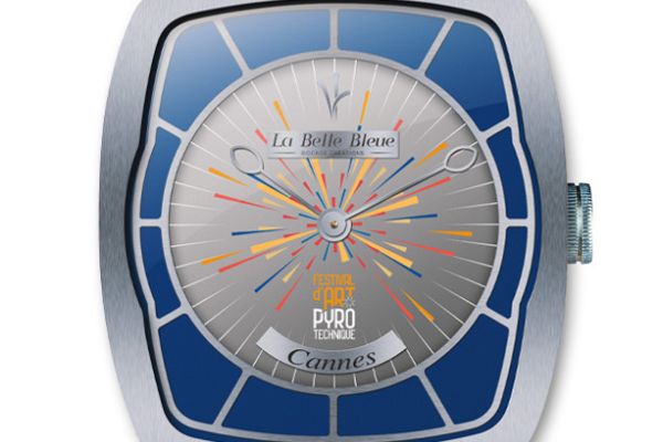 Montre Collector La Belle Bleue – Festival d&rsquo;Art Pyrotechnique – Cannes